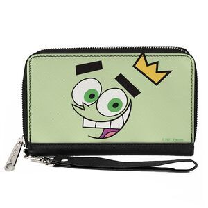 3756 PU Zip Around Wallet Rectangle-The Fairly OddParents, 7.5"x4.5"